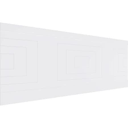 Ekena Millwork 36"H x 94 1/2"W Mid Century Modern PVC Wainscot Paneling Kit WPK36X94MCM